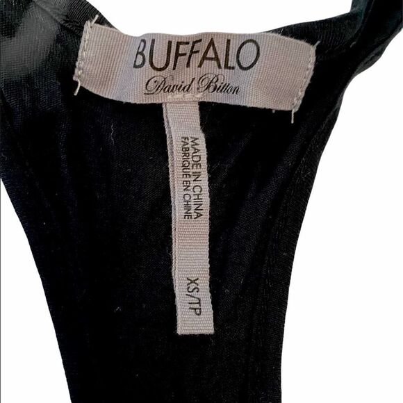 BUFFALO Black Sequin T Back Dressy Tank XS - Picture 8 of 8